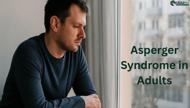 Adult man looking thoughtful by window, Asperger syndrome in adults awareness