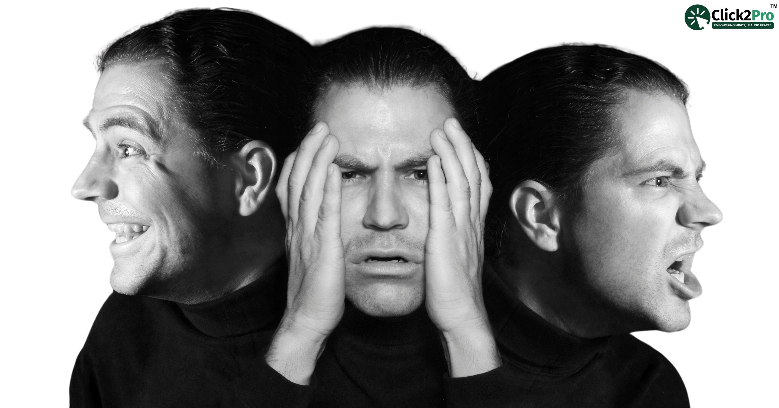 Depiction of emotional and personality shifts experienced by individuals with Dissociative Identity Disorder.