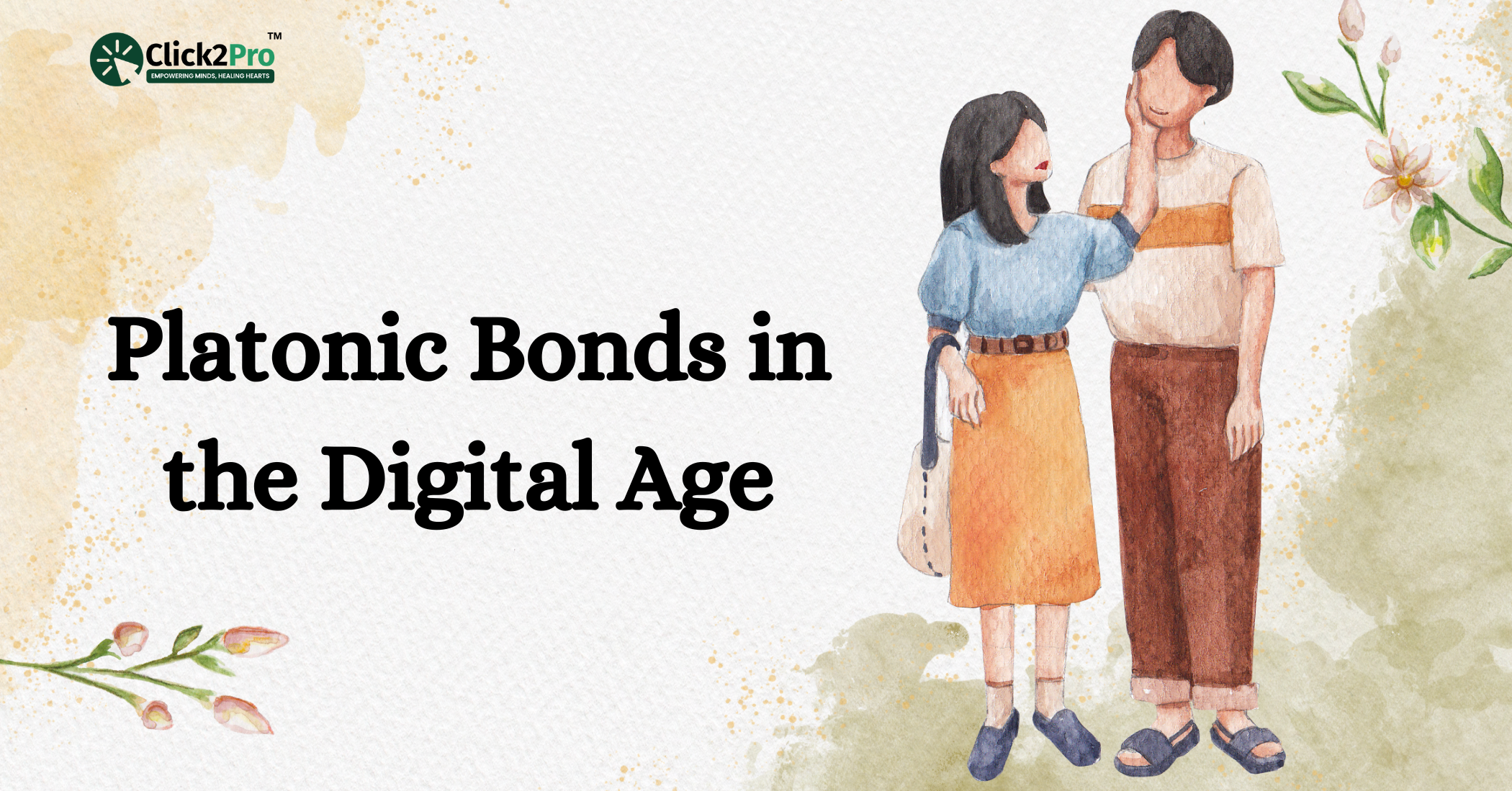 Young couple engaging in digital interaction, reflecting online friendships and mental health impact.