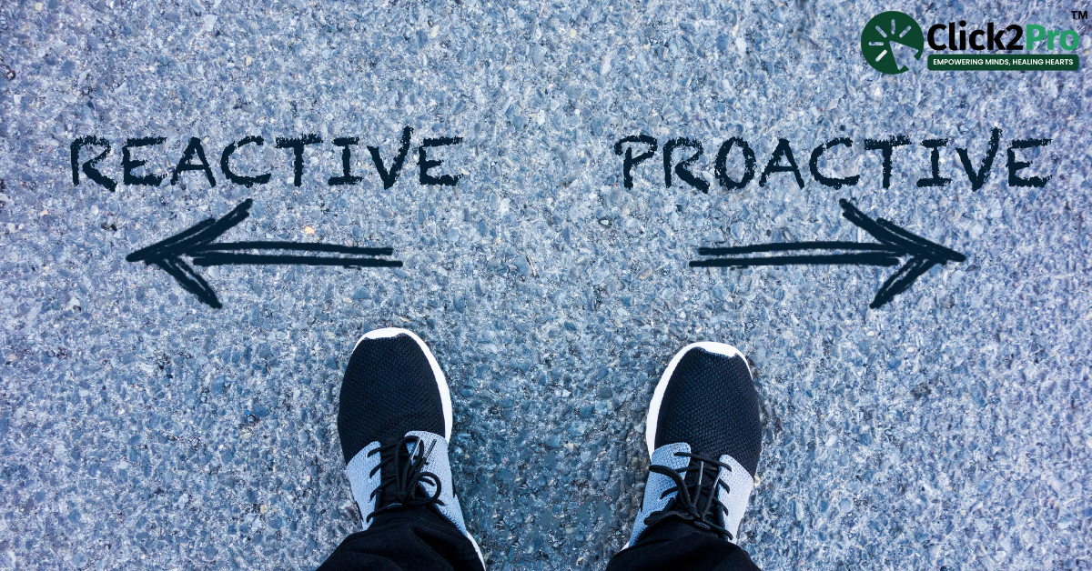 Person choosing between reactive and proactive approach, representing teen vs. adult RAD differences.