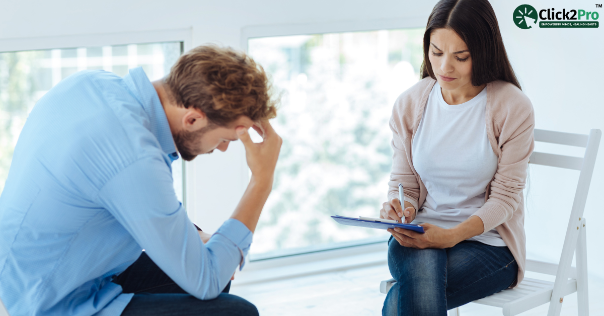 Compassionate therapy session addressing somatic symptom disorder, fostering understanding and healing.