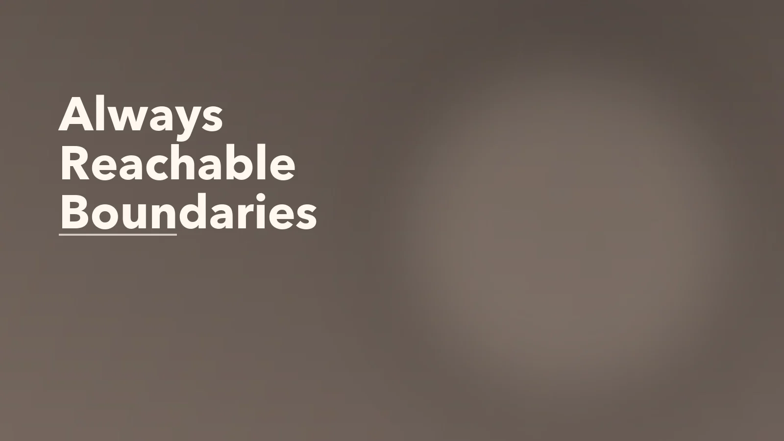 Editorial blog cover with the words 'Always Reachable Boundaries' for an article about always reachable: when boundaries collapse across work and relationships.